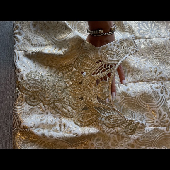 LILLY PULITZER GOLD COCKTAIL DRESS - Picture 7 of 7